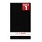 Black with Black Core 12x22 Uncut Mat Board - Blank Sheets, No Opening